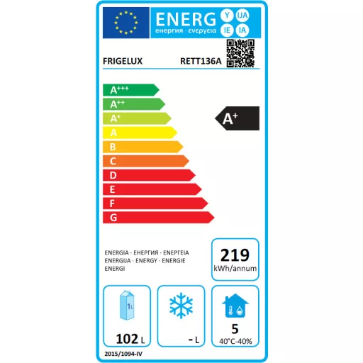 FrigeluX Kültéri inox hűtő RETT136A pult alá építhető és szabadonálló, 102 L - WaterMarkt.hu