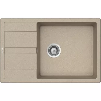 SCHOCK RONDA CRISTALITE D-100XL egymedencés csepptálcás prémium mosogató - Sabbia - WaterMarkt.hu