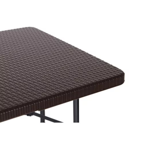 Rattan hatású összecsukható kerti asztal - WaterMarkt.hu