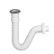 TEXO mosdószifon flexibilis csővel - Ø 5/4" x 0,5 m x Ø 40 mm - WaterMarkt.hu