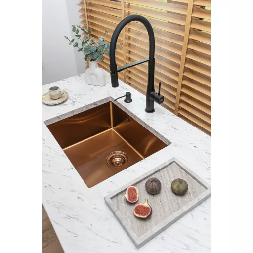 Laveo MARMARA inox réz színű mosogató - WaterMarkt.hu