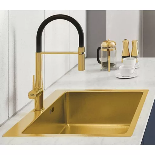 Laveo MARMARA inox arany színű mosogató - WaterMarkt.hu