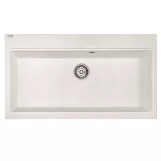 LAVEO TAU 9 nagymedencés mosogató, fehér - WaterMarkt.hu