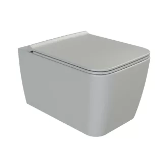 CeraStyle IBIZA / HERA WC ülőke - MATT SZÜRKE - duroplast - lecsapódásgátlós - könnyen levehető - WaterMarkt.hu