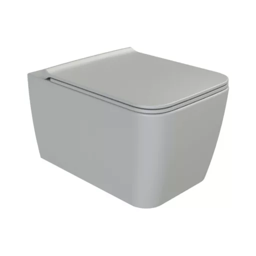 CeraStyle IBIZA / HERA WC ülőke - MATT SZÜRKE - duroplast - lecsapódásgátlós - könnyen levehető - WaterMarkt.hu