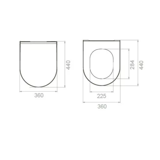 CeraStyle CITY SLIM WC ülőke - MATT BÉZS - duroplast - lecsapódásgátlós - könnyen levehető - WaterMarkt.hu