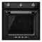 SMEG LÉGKEVERÉSES SÜTŐ, Victoria design, 60 cm, analóg, fekete - WaterMarkt.hu