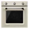 SMEG LÉGKEVERÉSES SÜTŐ, Victoria design, 60 cm, analóg, bézs - WaterMarkt.hu