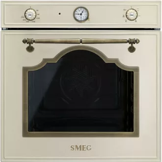 SMEG HŐLÉGKEVERÉSES SÜTŐ, Cortina design, 60 cm, analóg, bézs - WaterMarkt.hu