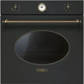   SMEG HŐLÉGKEVERÉSES SÜTŐ, Colonial design, 60 cm, analóg, antracit