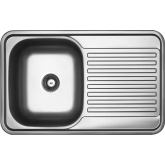 LAVEO FARO egymedence csepptálcás inox mosogató szifonnal - WaterMarkt.hu