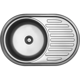 LAVEO FARO egykör csepptálcás mosogató, inox - WaterMarkt.hu