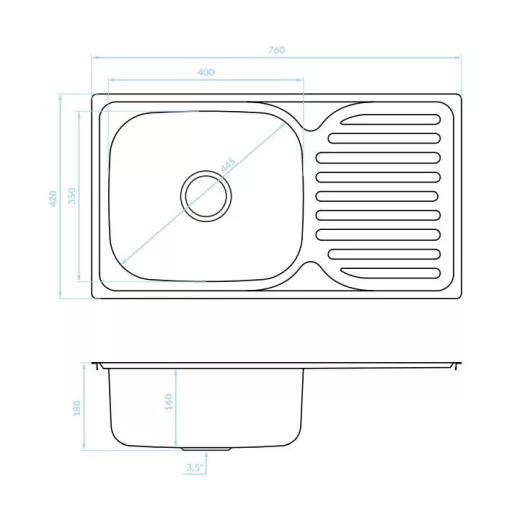 LAVEO ORION 1CS SZETT íves króm csappal - WaterMarkt.hu