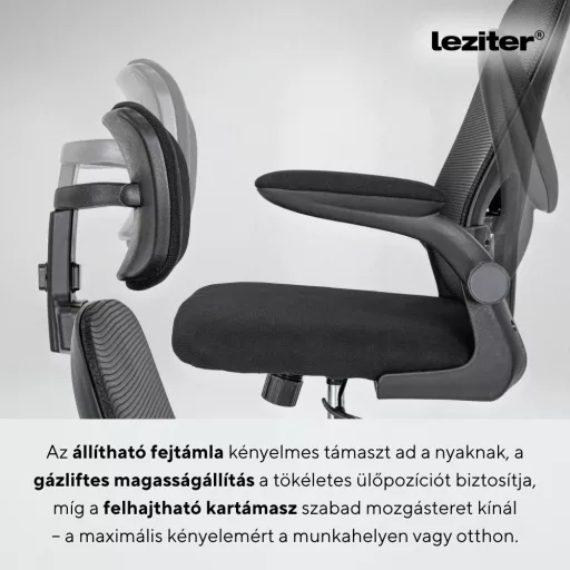 Flexo ergonomikus irodai forgószék deréktámasszal - WaterMarkt.hu