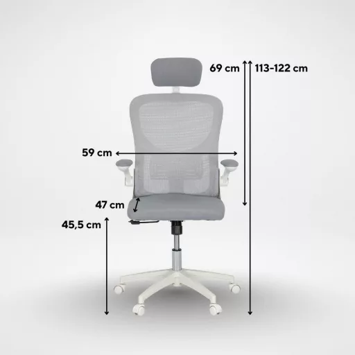 Flexo ergonomikus irodai forgószék deréktámasszal - WaterMarkt.hu
