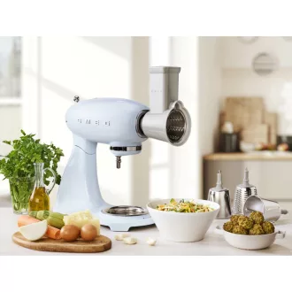 SMEG KONYHAI ROBOTGÉP, retro, világoskék test és talp - WaterMarkt.hu