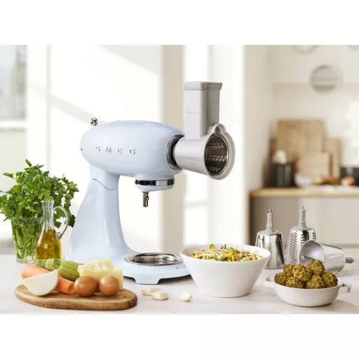 SMEG KONYHAI ROBOTGÉP, retro, világoskék test és talp - WaterMarkt.hu