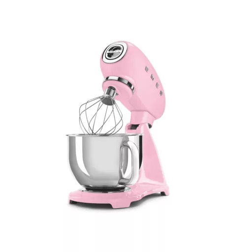 SMEG KONYHAI ROBOTGÉP, retro, rózsaszín test és talp - WaterMarkt.hu