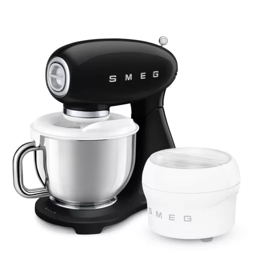 SMEG KONYHAI ROBOTGÉP, retro, fekete test és talp - WaterMarkt.hu