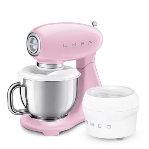 SMEG KONYHAI ROBOTGÉP, retro, rózsaszín test és talp - WaterMarkt.hu
