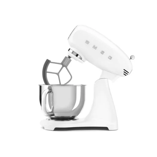 SMEG KONYHAI ROBOTGÉP, retro, fehér test és talp - WaterMarkt.hu