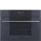 SMEG KOMPAKT KOMBINÁLT GŐZSÜTŐ, Linea design, Galileo, 45 cm, ES LCD, neptune szürke üveg