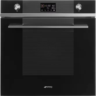 SMEG KOMBINÁLT MIKROHULLÁMÚ SÜTŐ,Linea design, 11+1 funkció, LCD kijelző, feketeüveg - WaterMarkt.hu