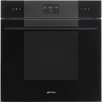   SMEG HŐLÉGKEVERÉSES SÜTŐ, Linea design, Galileo, 60 cm, ES LCD, mélyfekete üveg