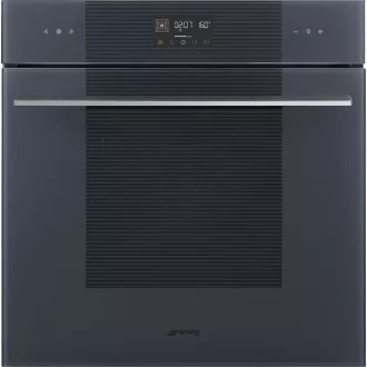 SMEG HŐLÉGKEVERÉSES SÜTŐ, Linea design, Galileo, 60 cm, ES LCD, neptune szürke üveg - WaterMarkt.hu