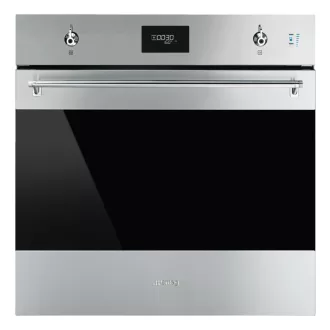 SMEG KOMBINÁLT SÜTŐ, GŐZFUNKCIÓVAL, Classica design, Galileo, 60 cm, CS LCD, inox - WaterMarkt.hu