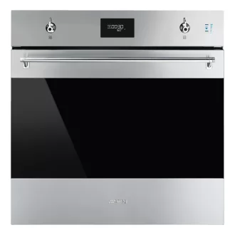   SMEG KOMBINÁLT SÜTŐ, GŐZFUNKCIÓVAL, Classica design, Galileo, 60 cm, CS LCD, inox
