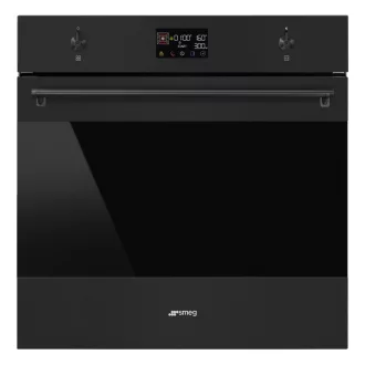   SMEG KOMBINÁLT MIKROHULLÁMÚ SÜTŐ, Classica design, Galileo, 60 cm, ES LCD, matt fekete