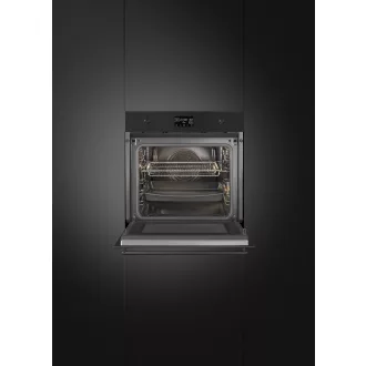  SMEG KOMBINÁLT MIKROHULLÁMÚ SÜTŐ, Classica design, Galileo, 60 cm, ES LCD, matt fekete