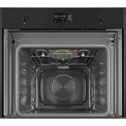 SMEG KOMBINÁLT MIKROHULLÁMÚ SÜTŐ, Classica design, Galileo, 60 cm, ES LCD, matt fekete