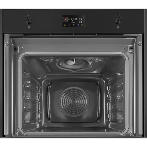 SMEG KOMBINÁLT MIKROHULLÁMÚ SÜTŐ, Classica design, Galileo, 60 cm, ES LCD, matt fekete
