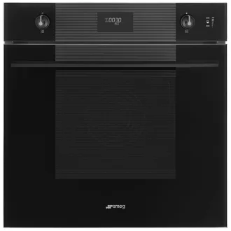   SMEG KOMBINÁLT PIROLITIKUS SÜTŐ, GŐZFUNKCIÓVAL, Linea design, Galileo, 60 cm, CS LCD, mélyfekete üveg