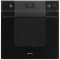 SMEG KOMBINÁLT PIROLITIKUS SÜTŐ, GŐZFUNKCIÓVAL, Linea design, Galileo, 60 cm, CS LCD, mélyfekete üveg