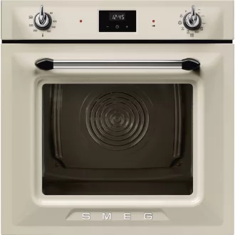 SMEG PIROLITIKUS HŐLÉGKEVERÉSES SÜTŐ, Victoria design, Galileo, 60 cm, ES LCD, bézs - WaterMarkt.hu