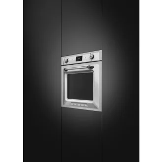 SMEG PIROLITIKUS HŐLÉGKEVERÉSES SÜTŐ, Victoria design, Galileo, 60 cm, ES LCD, inox - WaterMarkt.hu