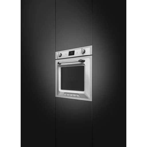 SMEG PIROLITIKUS HŐLÉGKEVERÉSES SÜTŐ, Victoria design, Galileo, 60 cm, ES LCD, inox - WaterMarkt.hu