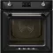 SMEG KOMBINÁLT PIROLITIKUS SÜTŐ, GŐZFUNKCIÓVAL, Victoria design, Galileo, 60 cm, ES LCD, fekete