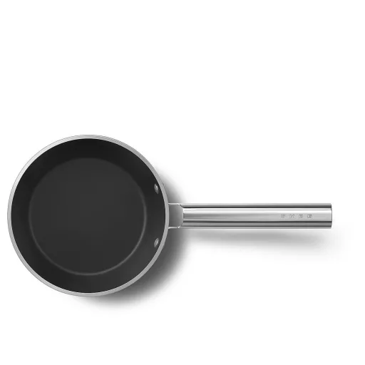 SMEG SZÓSZOS EDÉNY, 20 cm, edzett üveg fedő, rozsdamentes acél fogantyú, matt bézs
