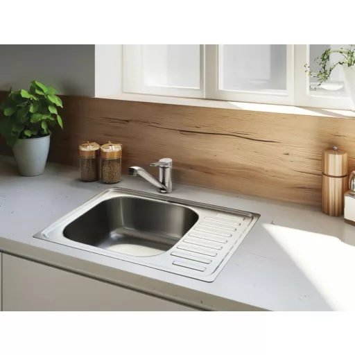 LAVEO JUNAK egymedence minicseppt. mosogató, inox - WaterMarkt.hu