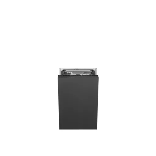 SMEG TELJESEN BEÉPÍTHETŐ MOSOGATÓGÉP, 45 cm, 10 teríték, 8 funkció, 2 hőmérséklet, 46dB