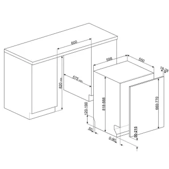 SMEG TELJESEN BEÉPÍTHETŐ MOSOGATÓGÉP, 60 cm, 13 teríték, 10+1 funkció, 42 dB, B energiao., 3 FlexiDuo kosár - WaterMarkt.hu