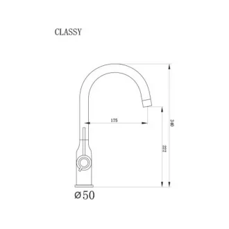 Classy Metalac Xgranit Mosogató Csaptelep - Szemcsés Fekete - WaterMarkt.hu