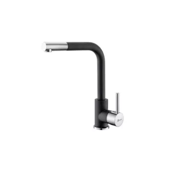 LUX Metalac Xgranit Mosogató Csaptelep - Szemcsés Fekete - WaterMarkt.hu