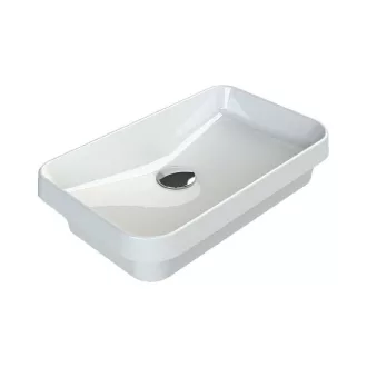 CeraStyle GRAND - PULTBA félig beültethető - Top Counter - porcelán mosdó - 49 x 30 cm - WaterMarkt.hu