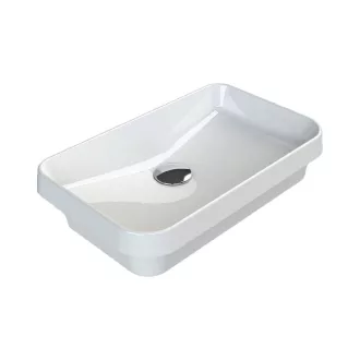 CeraStyle GRAND - PULTBA félig beültethető - Top Counter - porcelán mosdó - 49 x 30 cm - WaterMarkt.hu