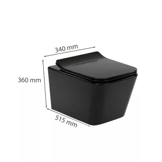 Tina fali rimless WC soft close ülőkével - WaterMarkt.hu